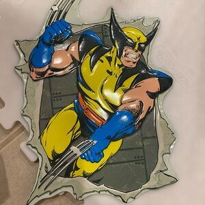 Wolverine Wall Decor - Yellow and Blue